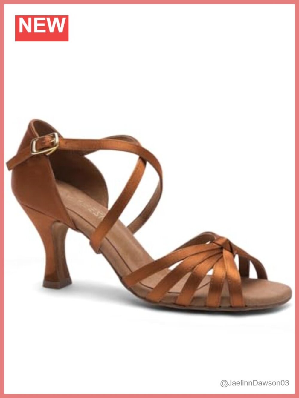 Ballroom Dance Shoes Satin Heels Women's 2.5" Flared Heel